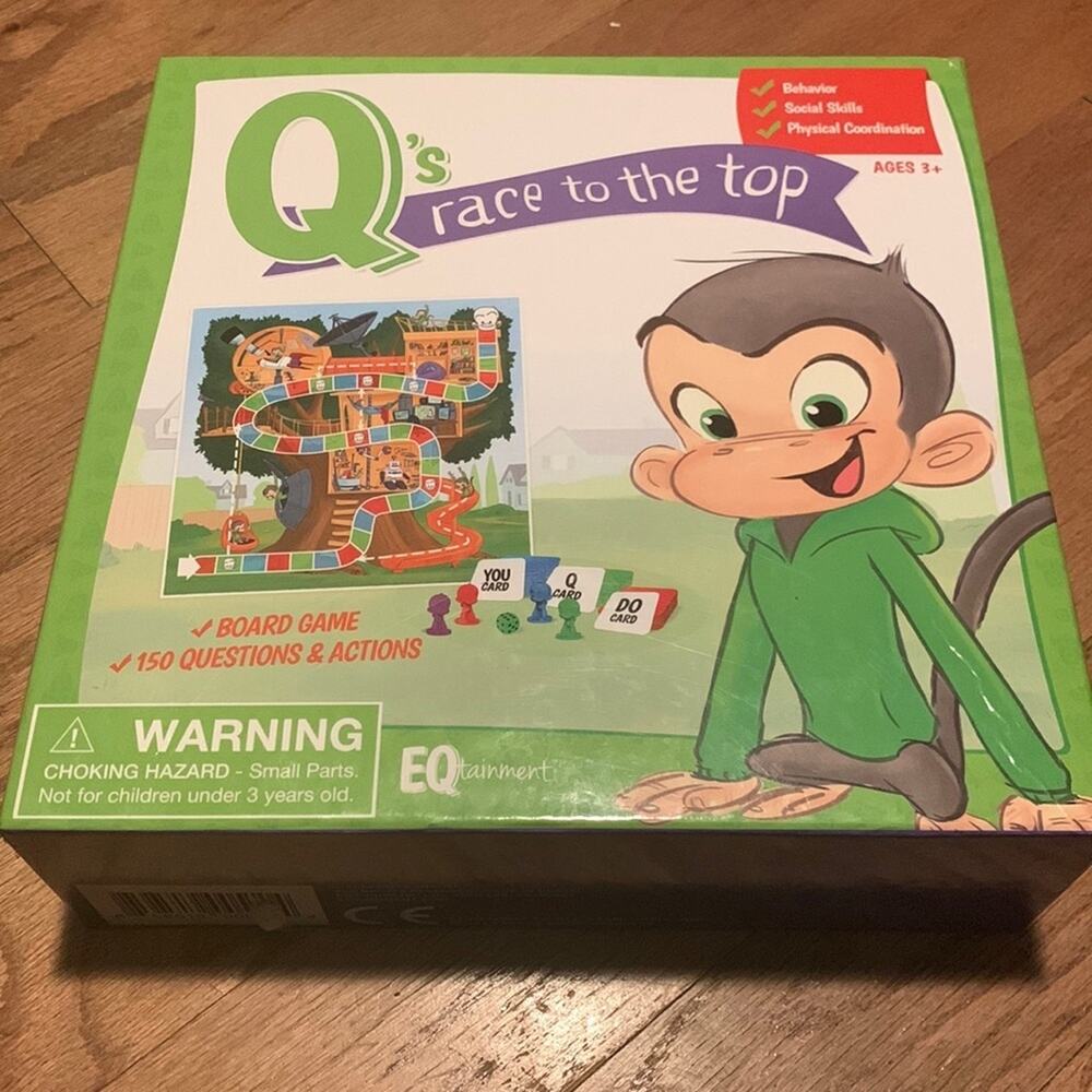 EQtainment Qi’s Race to the Top Educational Board game Preschool Ages‎ 3+